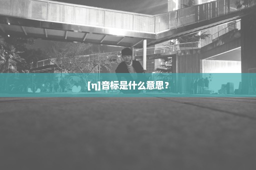 [η]音标是什么意思？