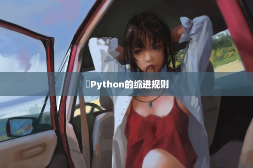 ​Python的缩进规则