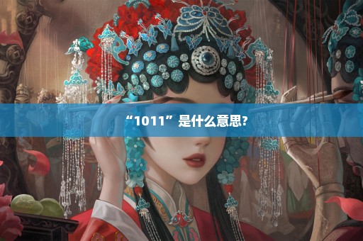 “1011”是什么意思?