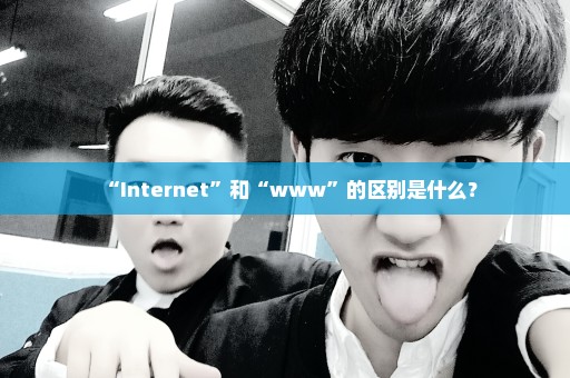 “Internet”和“www”的区别是什么？