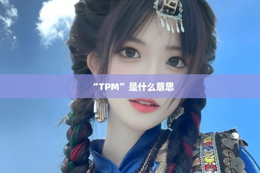 “TPM”是什么意思