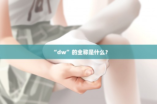 “dw”的全称是什么？