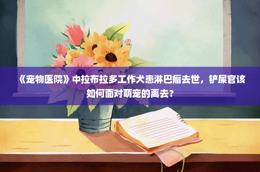 《宠物医院》中拉布拉多工作犬患淋巴瘤去世，铲屎官该如何面对萌宠的离去？