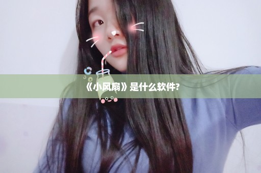 《小风扇》是什么软件?