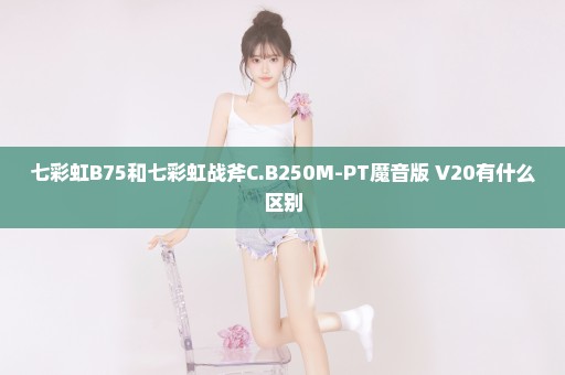 七彩虹B75和七彩虹战斧C.B250M-PT魔音版 V20有什么区别