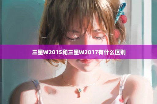 三星W2015和三星W2017有什么区别