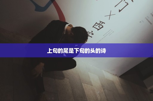 上句的尾是下句的头的诗