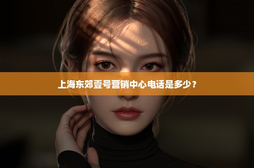 上海东郊壹号营销中心电话是多少？