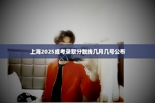 上海2025成考录取分数线几月几号公布