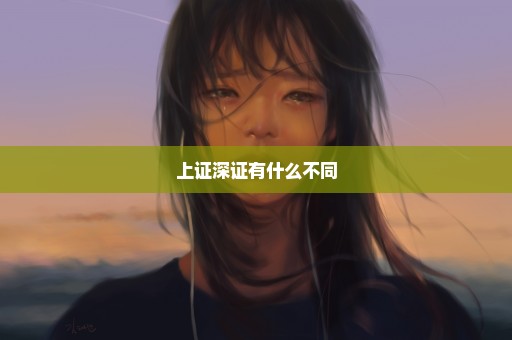 上证深证有什么不同