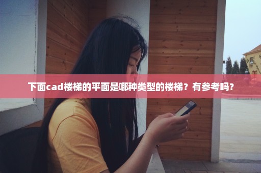 下面cad楼梯的平面是哪种类型的楼梯？有参考吗？