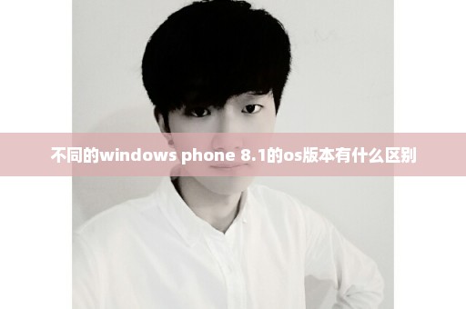 不同的windows phone 8.1的os版本有什么区别