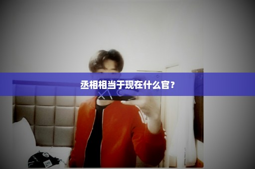 丞相相当于现在什么官？