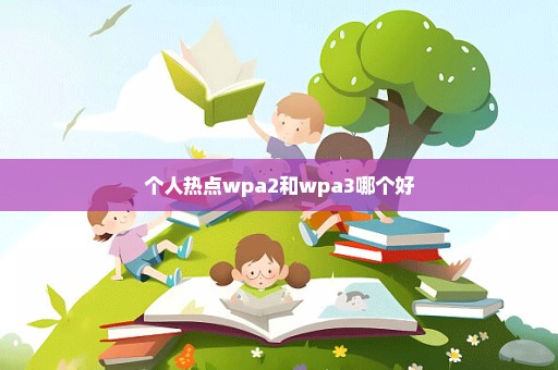 个人热点wpa2和wpa3哪个好