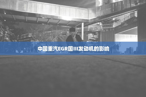 中国重汽EGR国Ⅲ发动机的影响