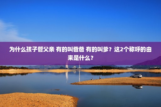 为什么孩子管父亲 有的叫爸爸 有的叫爹？这2个称呼的由来是什么？