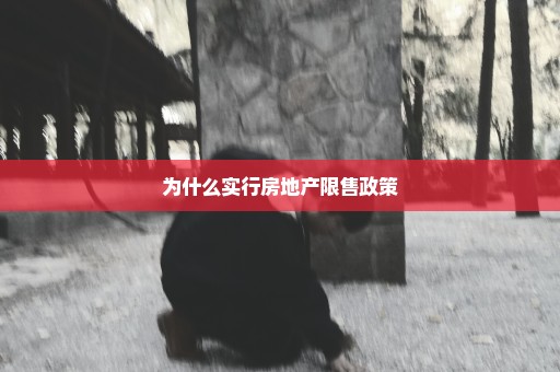 为什么实行房地产限售政策