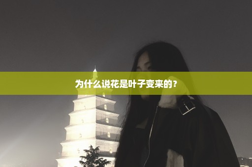 为什么说花是叶子变来的？