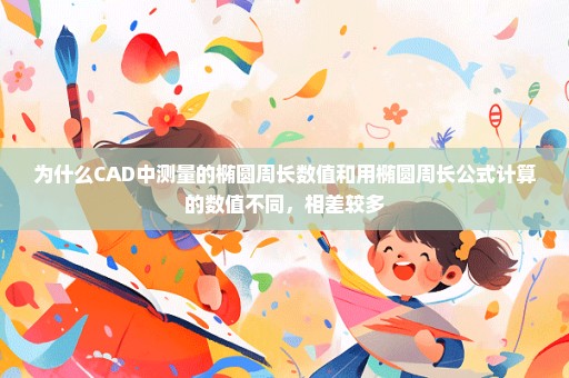 为什么CAD中测量的椭圆周长数值和用椭圆周长公式计算的数值不同，相差较多