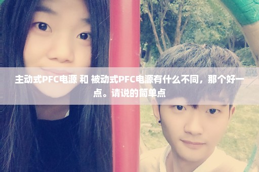 主动式PFC电源 和 被动式PFC电源有什么不同，那个好一点。请说的简单点