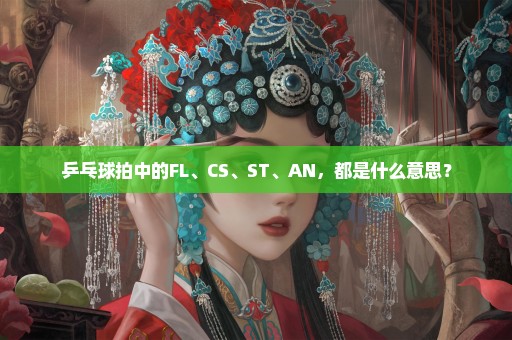 乒乓球拍中的FL、CS、ST、AN，都是什么意思？