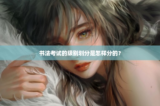 书法考试的级别划分是怎样分的？