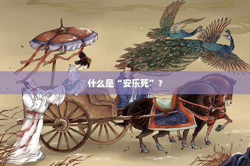 什么是“安乐死”？