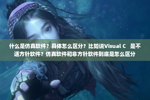 什么是仿真软件？具体怎么区分？比如说Visual C++ 是不适方针软件？仿真软件和非方针软件到底是怎么区分