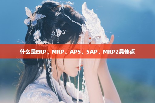 什么是ERP、MRP、APS、SAP、MRP2具体点