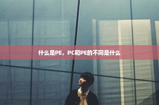 什么是PE，PC和PE的不同是什么