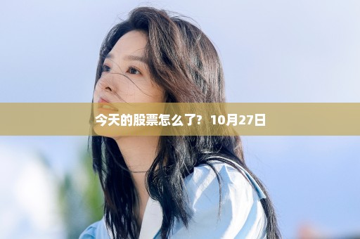 今天的股票怎么了?  10月27日