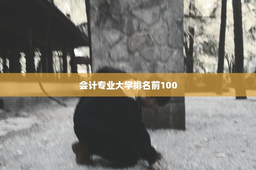 会计专业大学排名前100