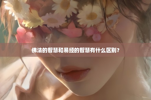 佛法的智慧和易经的智慧有什么区别？