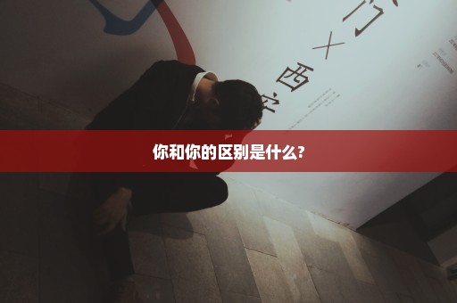 你和你的区别是什么?