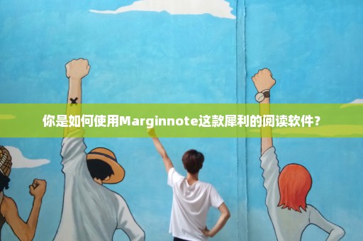 你是如何使用Marginnote这款犀利的阅读软件？