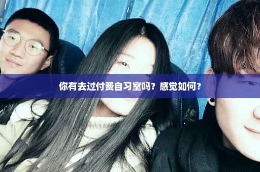 你有去过付费自习室吗？感觉如何？