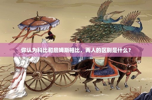 你认为科比和詹姆斯相比，两人的区别是什么？