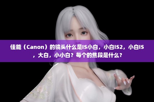 佳能（Canon）的镜头什么是IS小白，小白IS2，小白IS，大白，小小白？每个的焦段是什么？