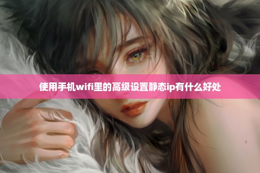 使用手机wifi里的高级设置静态ip有什么好处