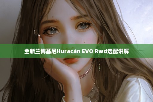 全新兰博基尼Huracán EVO Rwd选配讲解