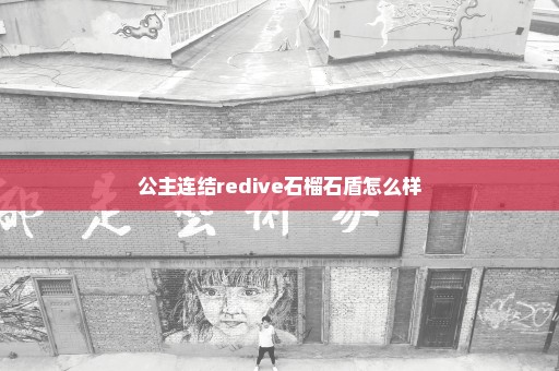 公主连结redive石榴石盾怎么样