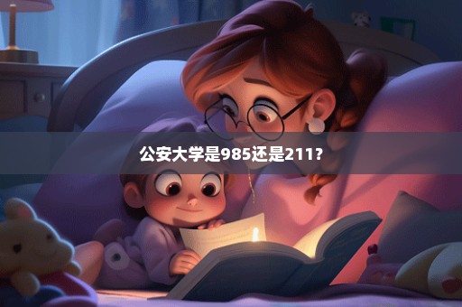 公安大学是985还是211？