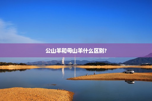 公山羊和母山羊什么区别?