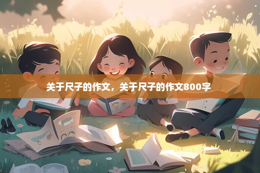 关于尺子的作文，关于尺子的作文800字 