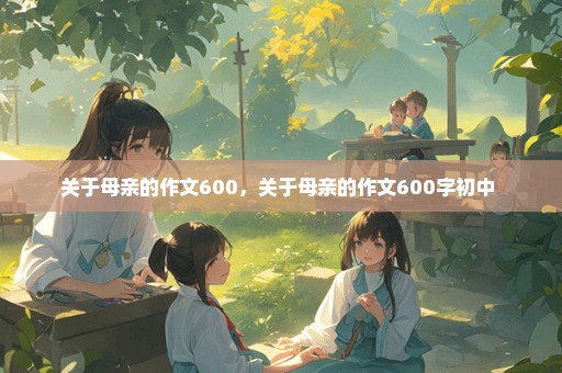 关于母亲的作文600，关于母亲的作文600字初中 