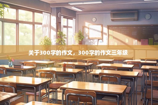 关于300字的作文，300字的作文三年级 