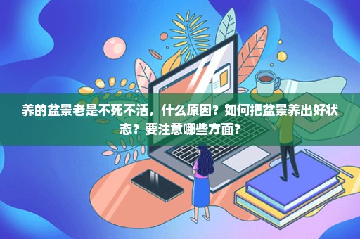 养的盆景老是不死不活，什么原因？如何把盆景养出好状态？要注意哪些方面？