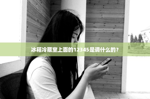 冰箱冷藏室上面的12345是调什么的？