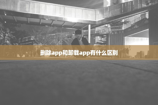 删除app和卸载app有什么区别