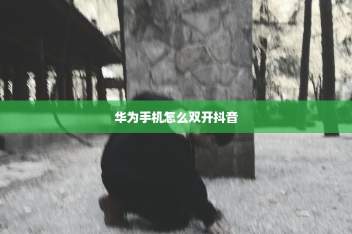 华为手机怎么双开抖音